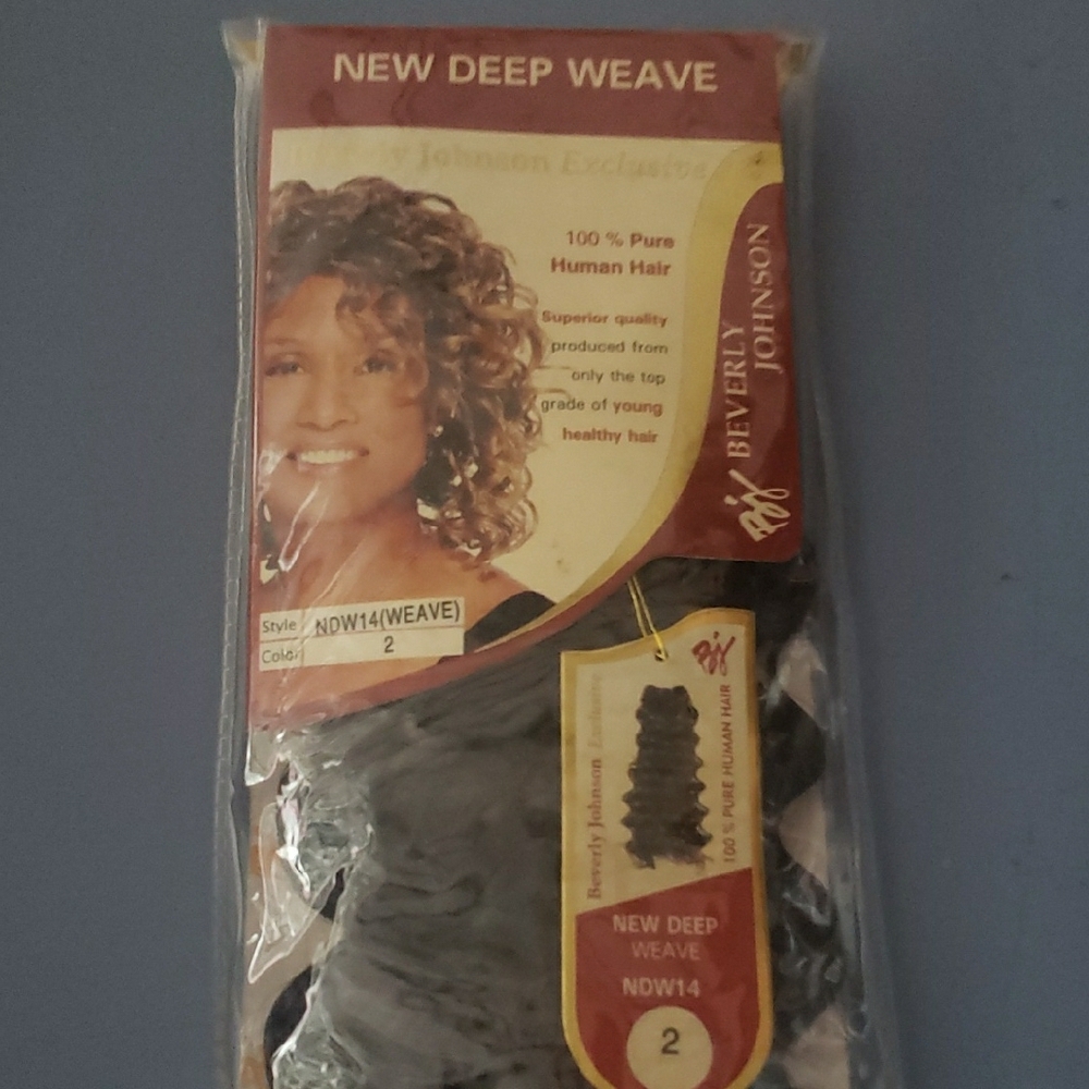 New Deep Weave Hair - Black